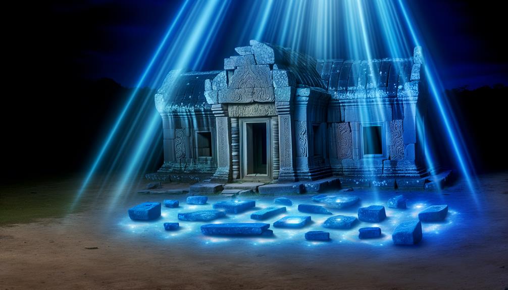 ancient cultures blue light