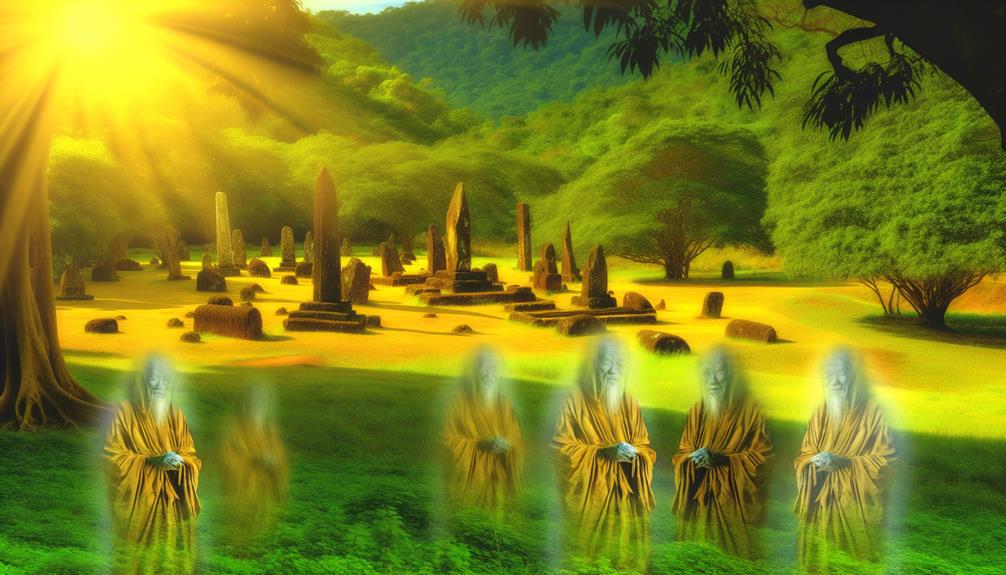 ancient remains of ancestors