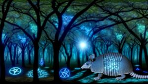 armadillo symbolizes protection and adaptability