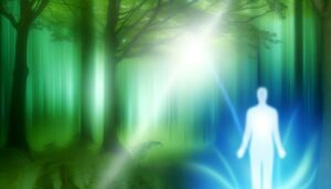 aura of spiritual illumination