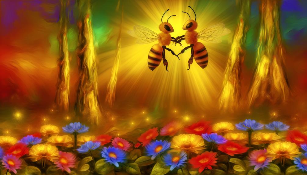 bees represent industriousness and community