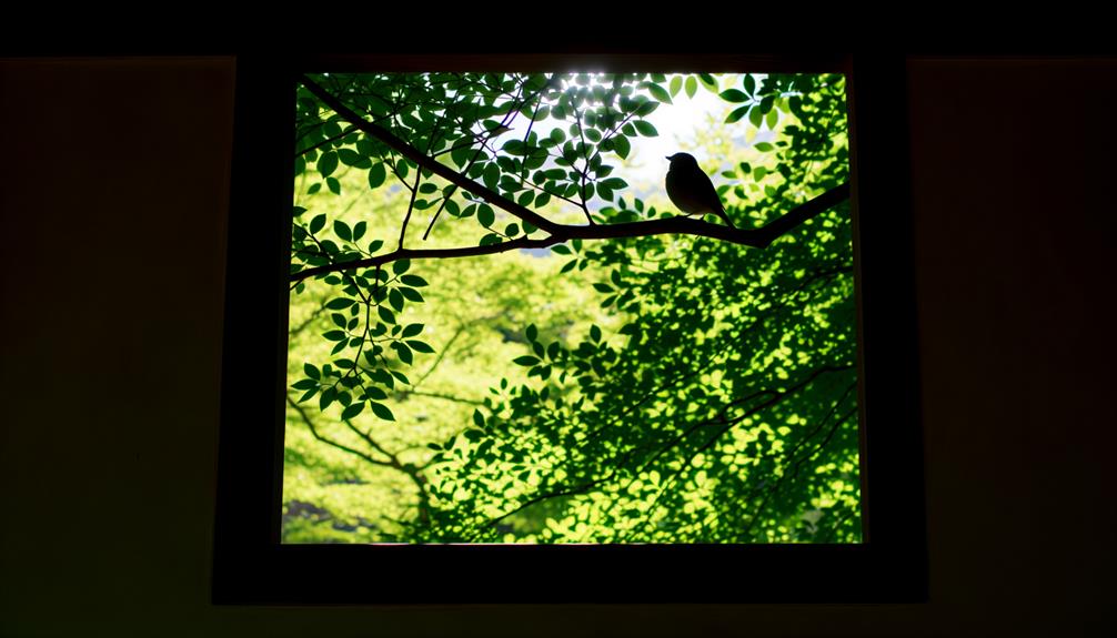 bird visits symbolic significance