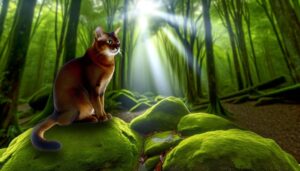 brown tabby cat symbolism