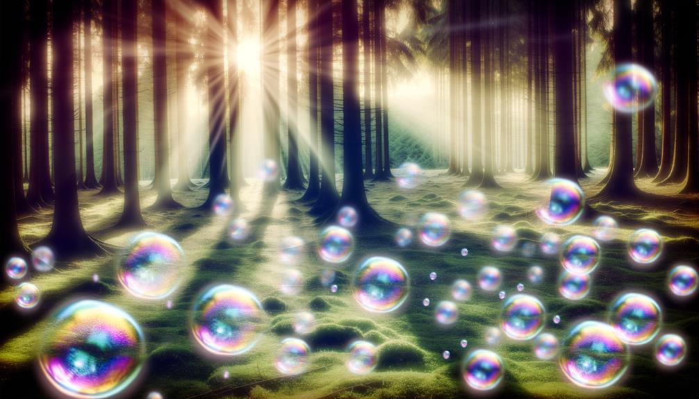 bubbles symbolize spiritual awakening