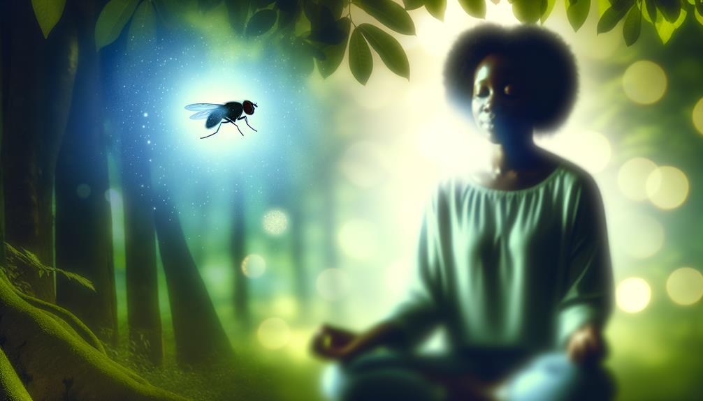 buzzing fly spiritual significance