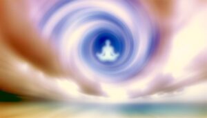 calm amidst chaotic turmoil