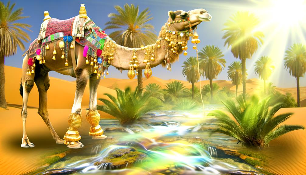 camel represents wealth symbolism