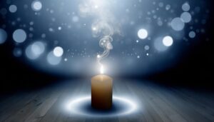 candlelight honors deceased spirits