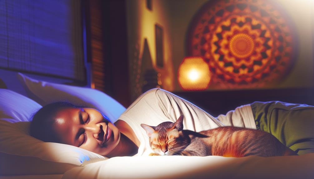 cat on stomach symbolism