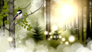 chickadee symbolizes joy connection
