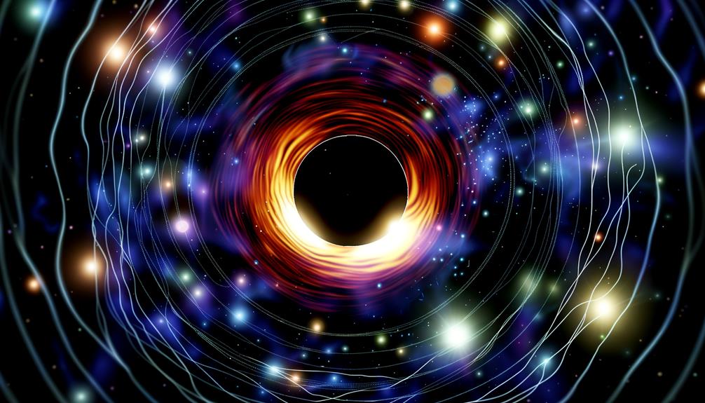 cosmic voids representing mystery