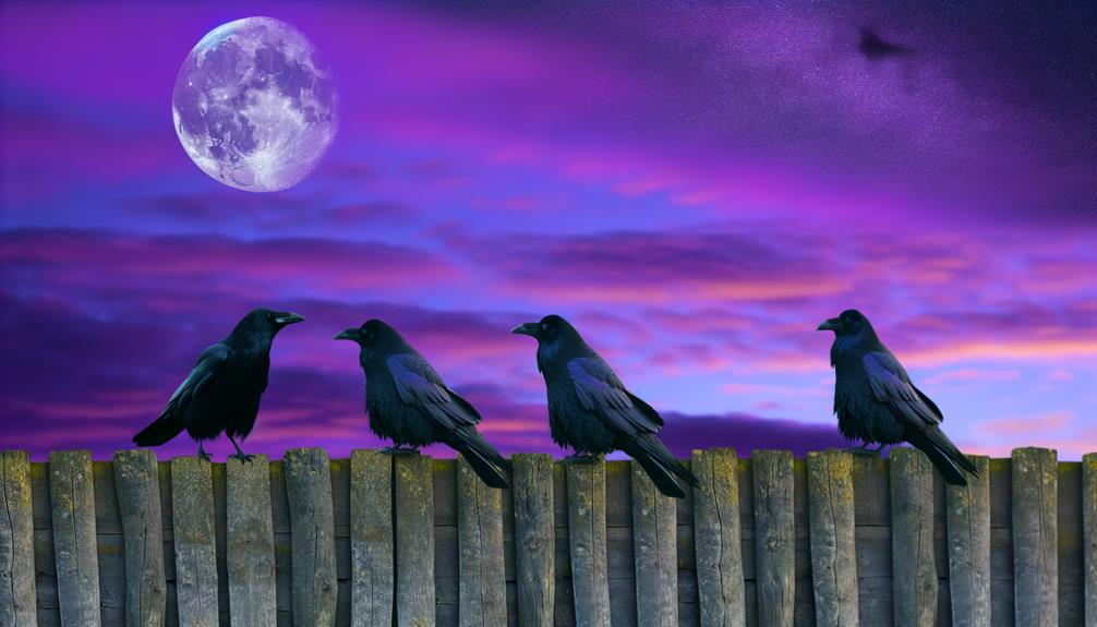 crows deliver prophetic messages