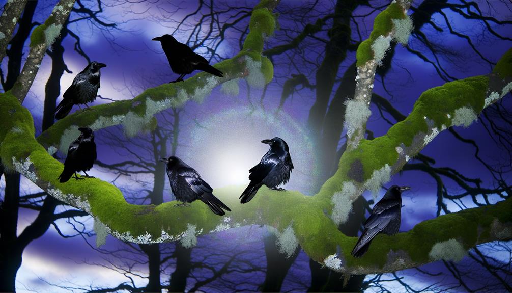 crows messengers of transformation