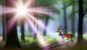 deer encounter symbolizes transformation