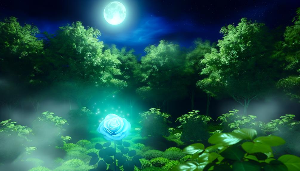 dreaming of blue roses
