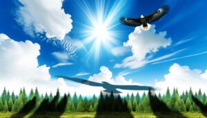eagle symbolizes spiritual guidance