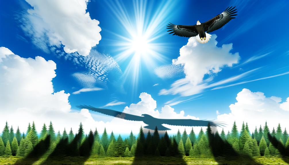 eagle symbolizes spiritual guidance