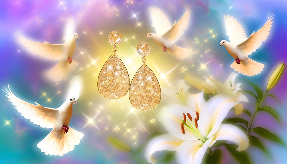 earrings symbolize spiritual transformation