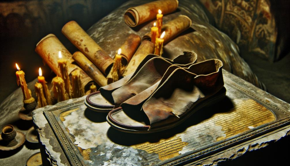 footwear representing humble values