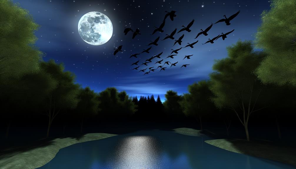 geese night sounds spiritual significance
