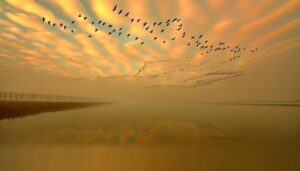 geese symbolize teamwork and guidance