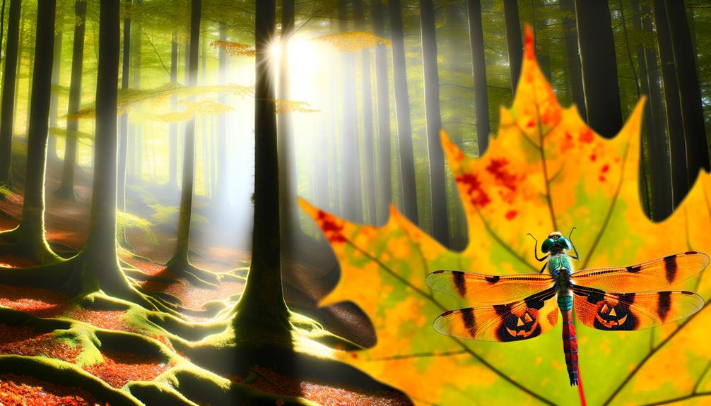 halloween pennant dragonfly symbolism