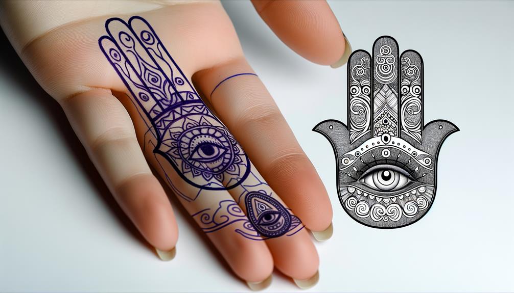 hamsa hand symbolizes protection