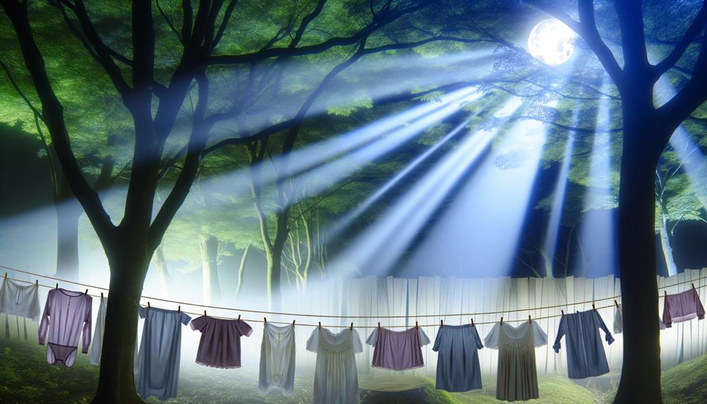 hanging clothes dream symbolism