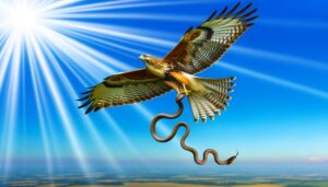 hawk symbolizes transformation guidance
