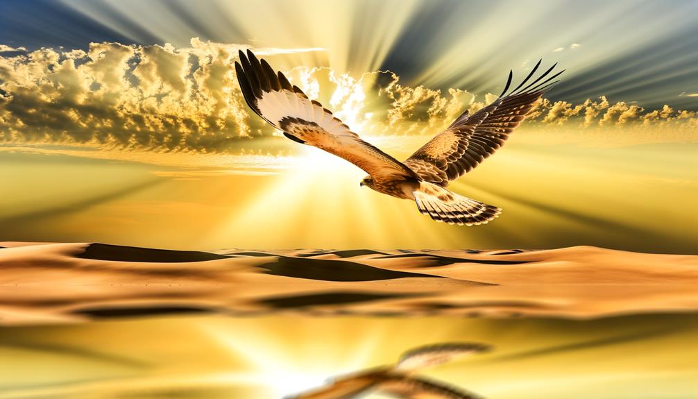 hawks symbolize divine guidance