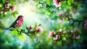 house finch symbolizes joy