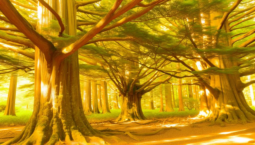 iconic lebanese cedar trees