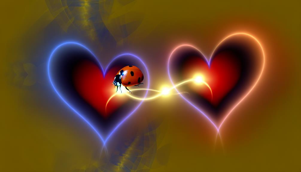 ladybugs symbolize love connections