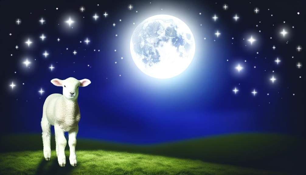 lamb symbolizes purity and innocence