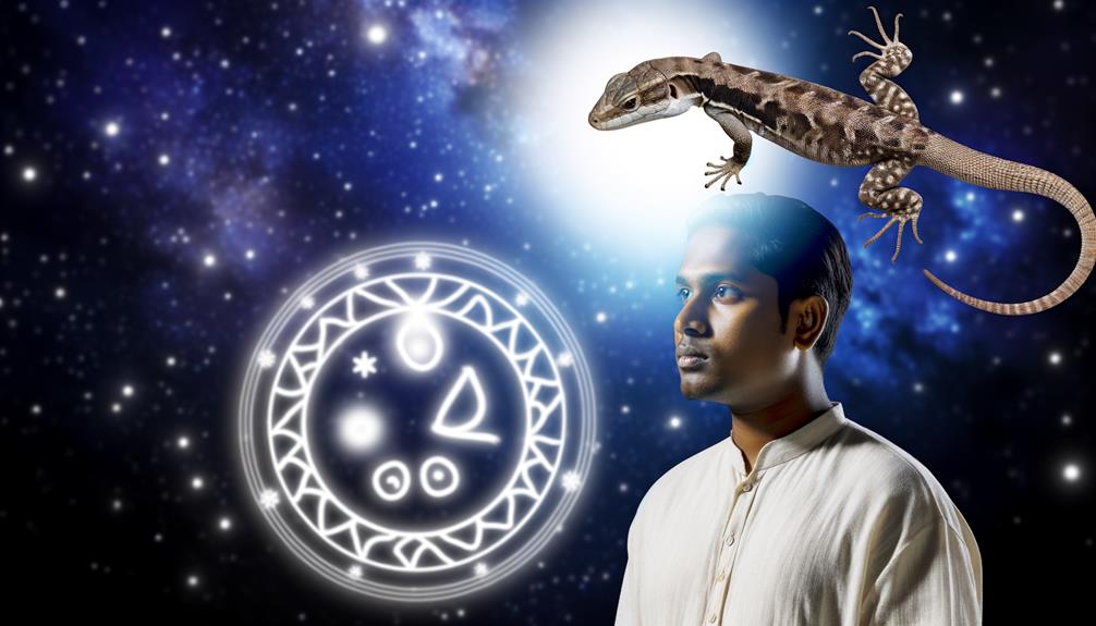 lizard symbolizes spiritual awakening
