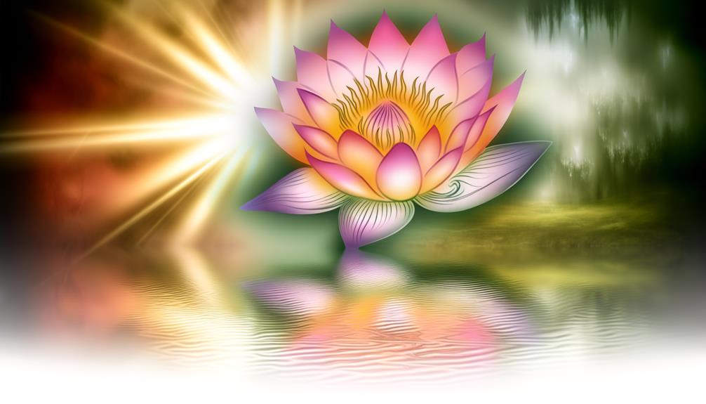 lotus symbolizes spiritual awakening