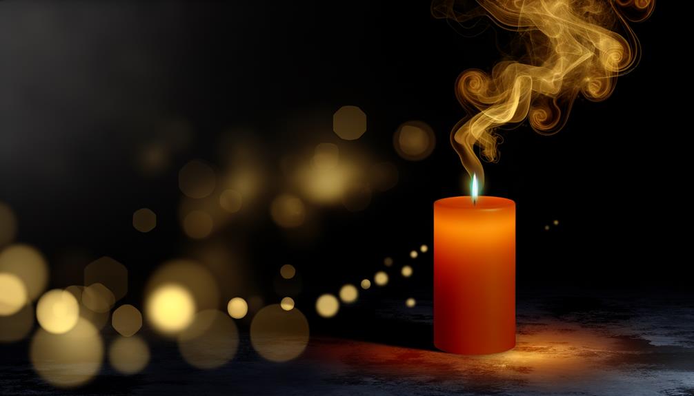 meaning of orange candles