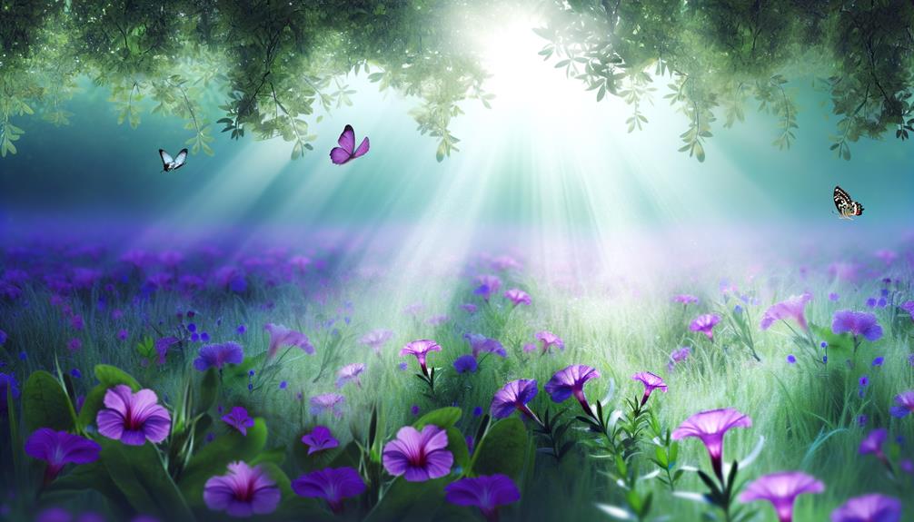 meaning of purple flowers