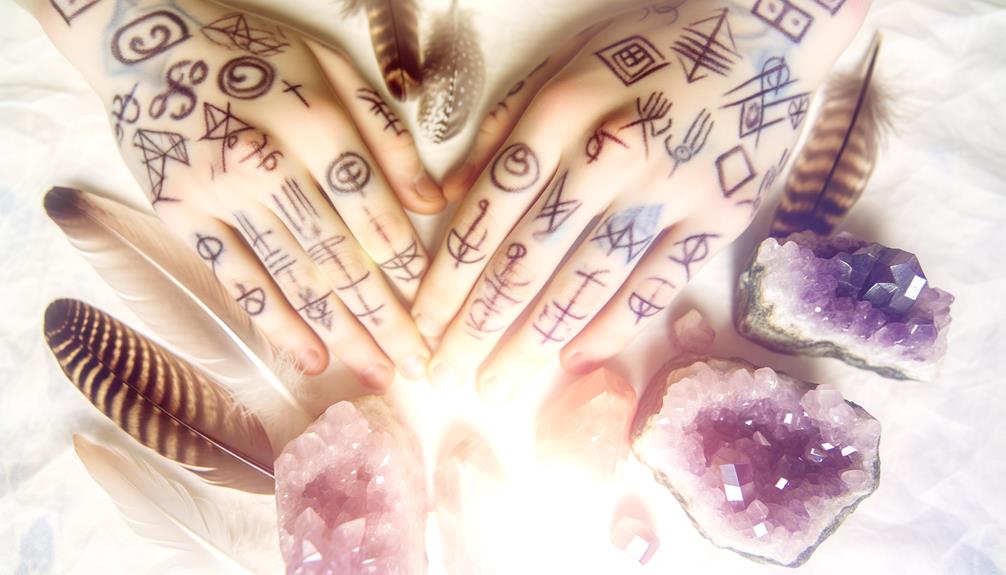 meaningful ink on hands