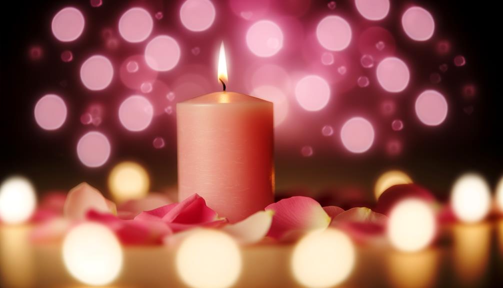 meaningful pink candle symbolism