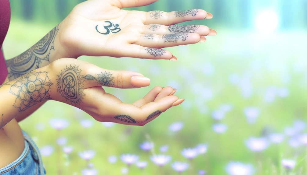 meaningful spiritual finger tattoos
