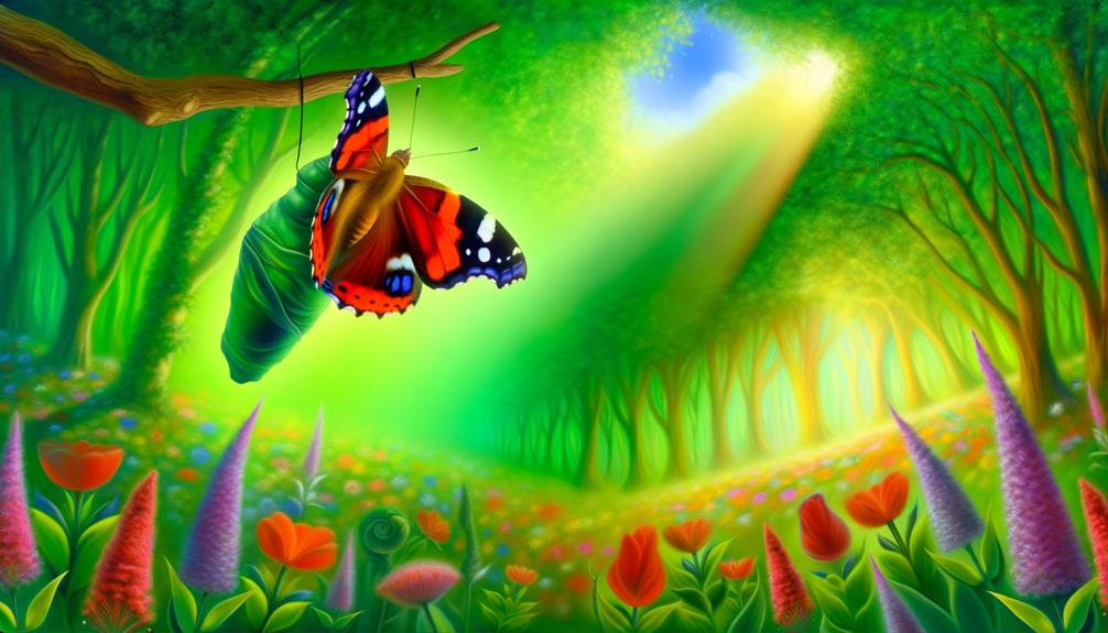 metamorphosis and renewal symbol