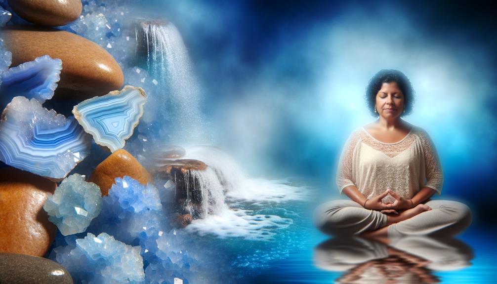 mindfulness with blue lace