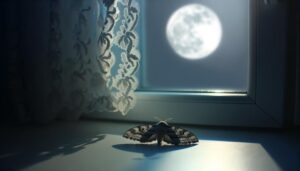 moth symbolizes transformation and change