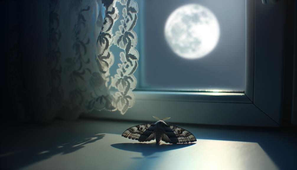 moth symbolizes transformation and change
