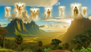 mountains symbolize divine presence