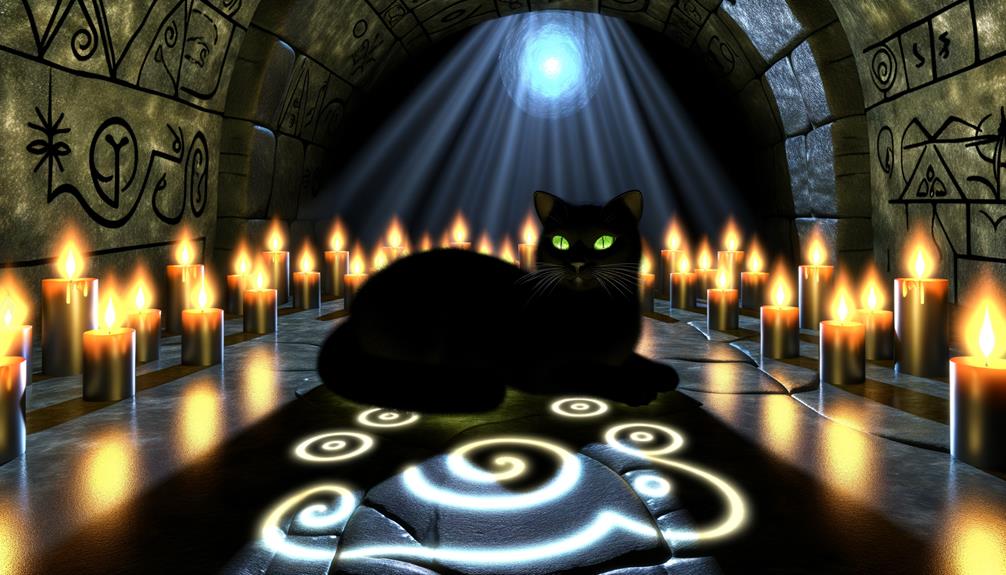 mystical symbolism of black cats