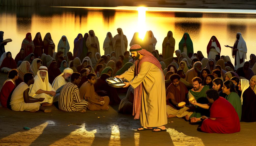 nourishing large crowds together