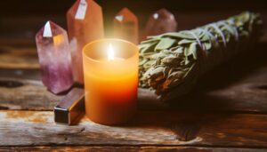 orange candle spiritual significance