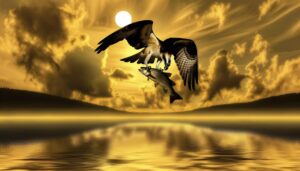 osprey symbolizes abundance and wisdom